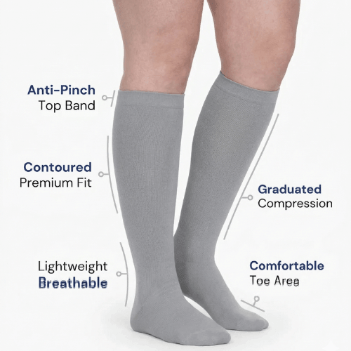 CONPREZ™ Easy Fit Compression Socks.